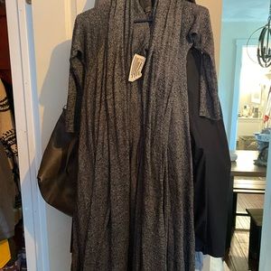 Long hooded freepeople cardigan